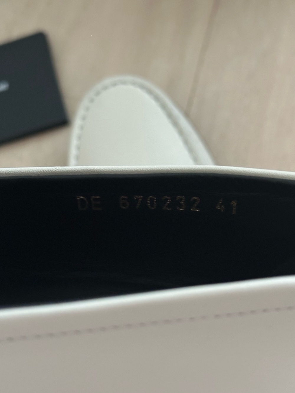 NIB Saint Laurent Le Loafer- Pearl - Picture 8 of 8
